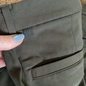 Lululemon Mens Commission Slim Fit Pant Dark Olive Size 36” x 32”